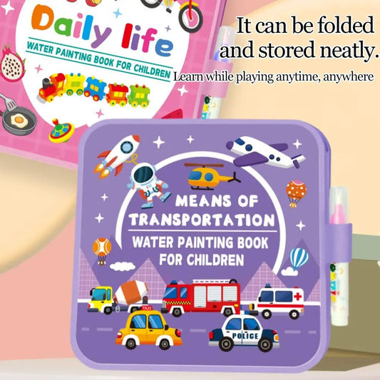 Magic Water Drawing Book for Kids